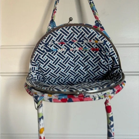 Farm Rio Style VERA BRADLEY SUMMER COTTAGE Eloise shoulder bag - Picture 4 of 8